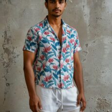 Chemise tahitienne pour homme chic et décontracté