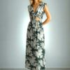 Robe longue STEFY 2-en-1, faite main, aux motifs tropicaux. Création exclusive COCOBLANC, disponible à Moorea, en Polynésie française.